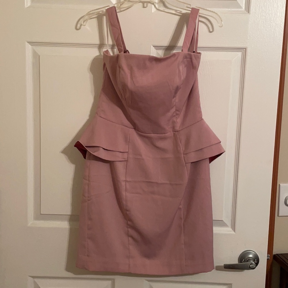 H & M special occasion dress in mauve , size 10